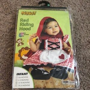 12-18 Months Red Riding Hood Girl’s Costume